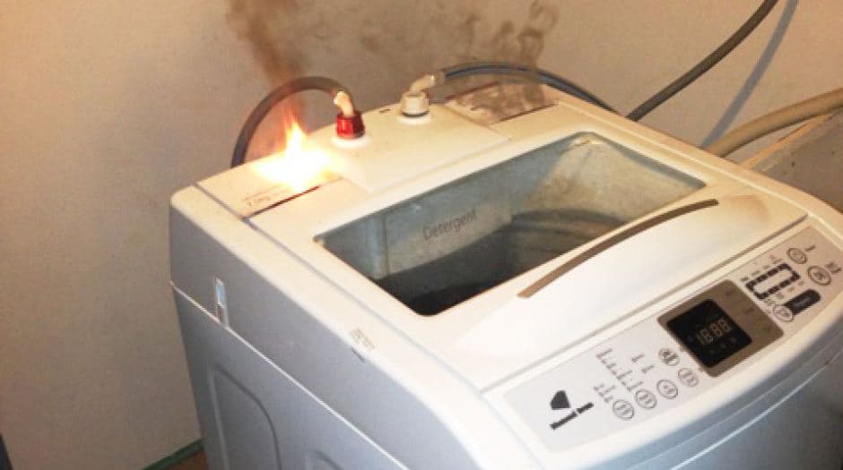 Samsung washing machines are exploding now too