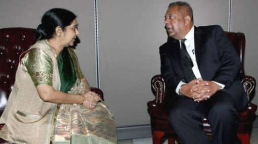 Foreign Ministers of India, Sri Lanka to meet today over fishermen issue