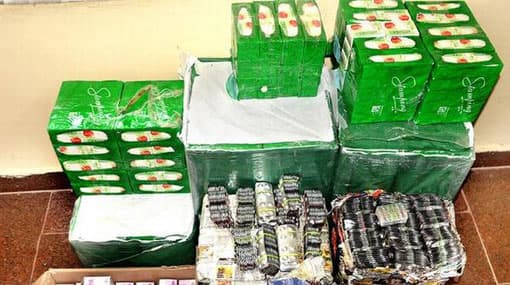 Tablets on their way to Sri Lanka seized