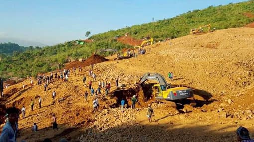 At least 90 dead in huge jade mine landslide in Myanmar