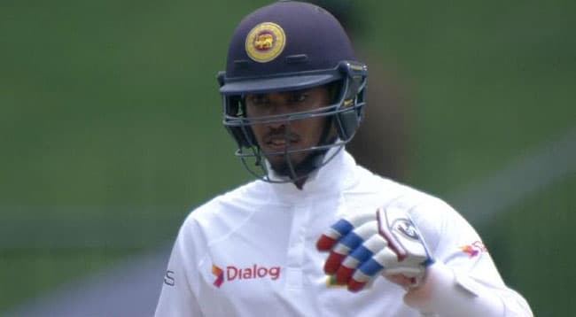 Dhananjaya de Silva hits maiden Test ton