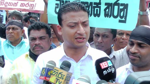 JO protests in Tangalle despite court ban