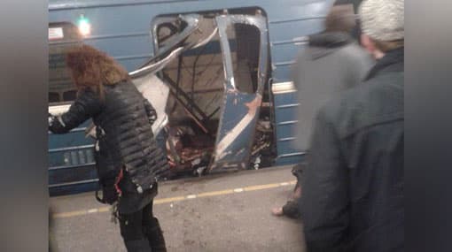 Russia: 10 dead in St. Petersburg metro explosion