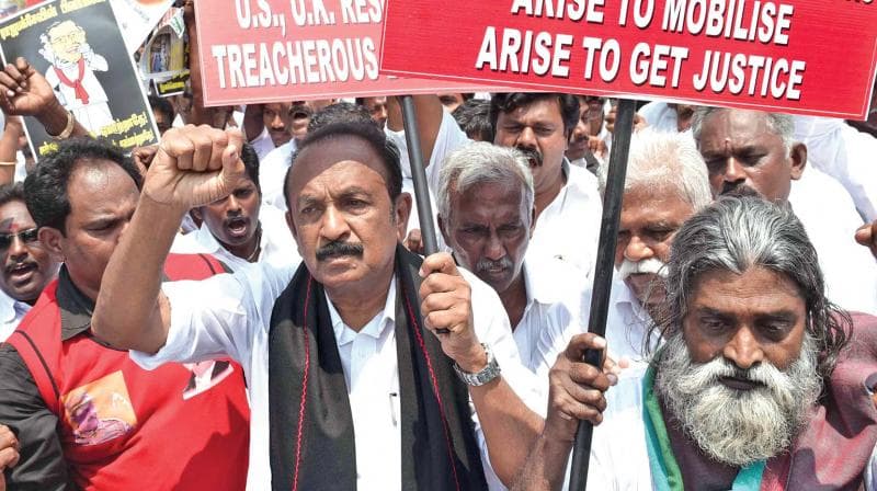 Vaiko arrested for bid to besiege Lankan Deputy High Commission in Chennai