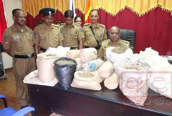Suspect arrested with 25kg of marijuana worth Rs.1 mil