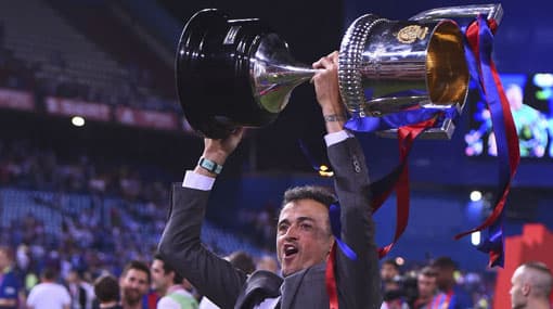 Barcelona wins Copa del Rey in Luis Enrique’s last game
