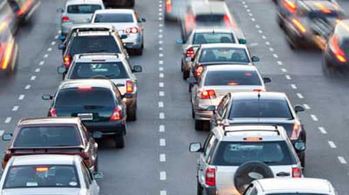Heavy traffic in Peliyagoda