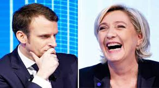 France elections: Macron and Le Pen through to run-off