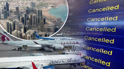 Flights to Qatar cancelled amid terrorism fears