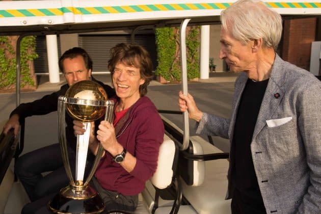 Mick Jagger, Charlie Watts get World Cup Satisfaction