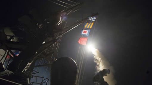 US launches missile strikes in response to chemical ‘attack’