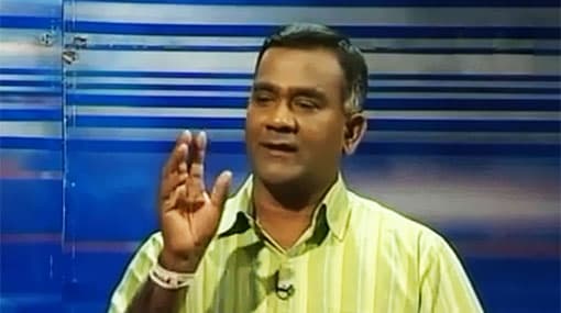 Tissa Attanayake leaves for Singapore