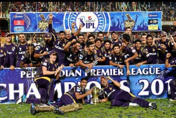 KKR crowned champions of IPL 7