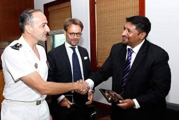 Joint Commander of the French Forces meets State Minister