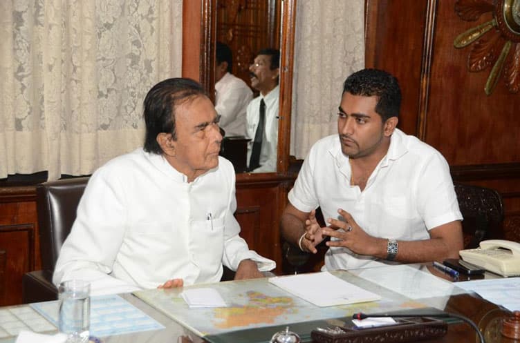 Former PM’s son Anuradha Jayaratne surrenders