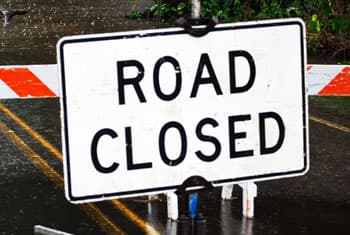 Road from Ibbagewatta to St.James Rd traffic lights closed for 4 months