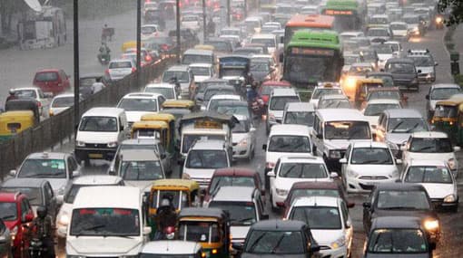 Traffic jam at Tunmulla Junction