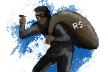 Private bank in Moratuwa robbed; attempted robbery in Kirulapone foiled
