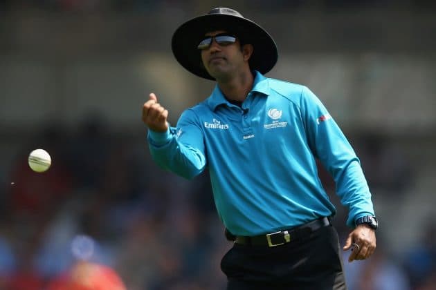 Kumar Dharmasena first to play and umpire in WC final