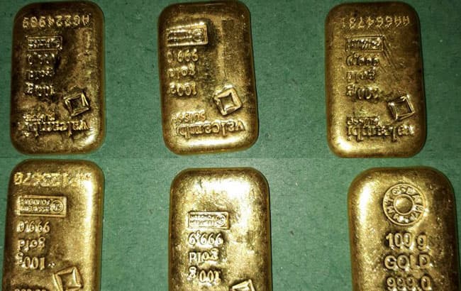 Gold biscuits from Sri Lanka seized off Hare Island