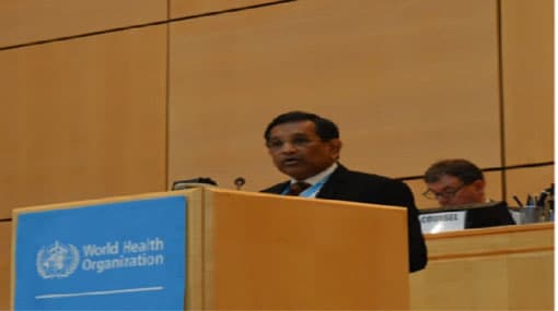 Rajitha highlights Sri Lanka’s health achievements at WHA