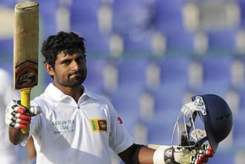 Kaushal scores maiden test century; SL 220/1