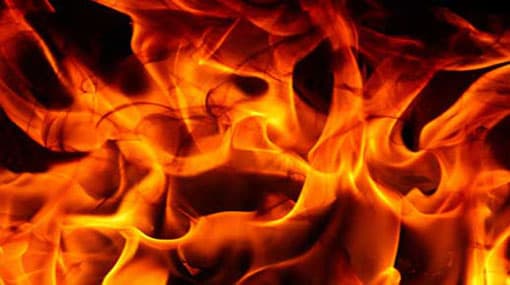 Fire at Pakistani footwear factory in Panagoda
