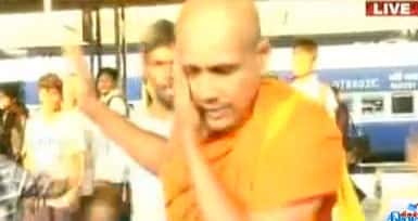 VIDEO: Another Lankan monk attacked in Tamil Nadu
