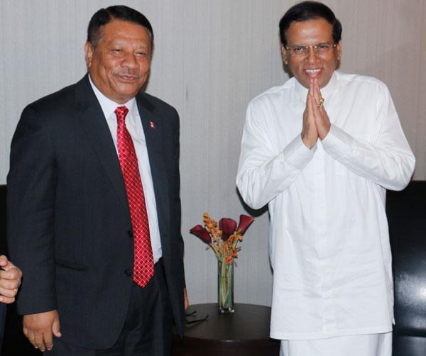 President congratulates Nepal on new constitution