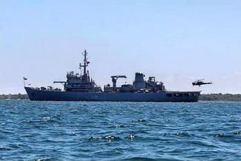 INS Darshak completes survey in Sri Lanka