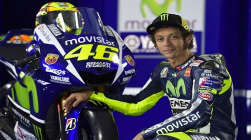 Valentino Rossi back in action 18 days after double leg fracture