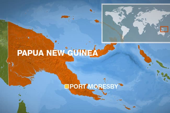 Magnitude 8.0 quake hits east of Papua New Guinea