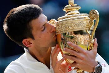 Novak Djokovic defeats Roger Federer for Wimbledon Title