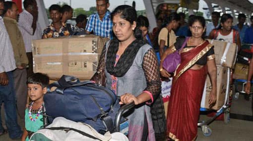 73 Sri Lankan refugees return home