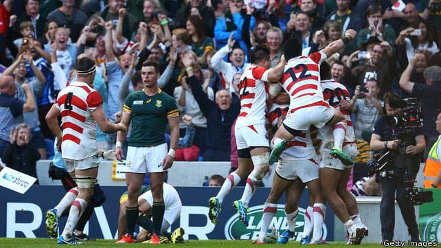 Japan beat South Africa in greatest Rugby World Cup shock ever
