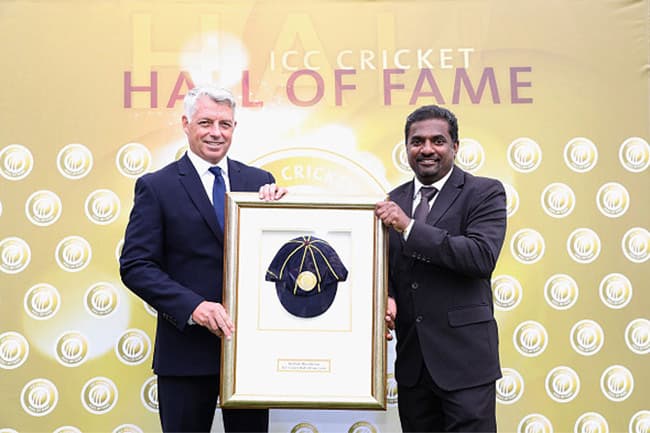 Murali becomes first Sri Lankan to be inducted into ICC Cricket Hall of Fame