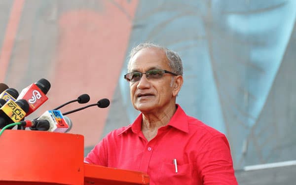 Somawansa stages fast demanding action on coup plot