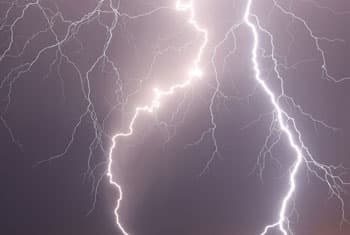 Two dead after lightning strike