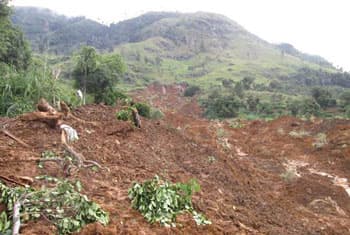 Seven families evacuated in Samanalagama