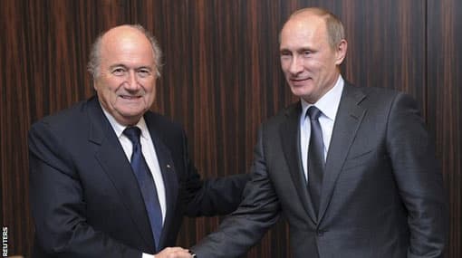 Sepp Blatter deserves Nobel Prize - Putin