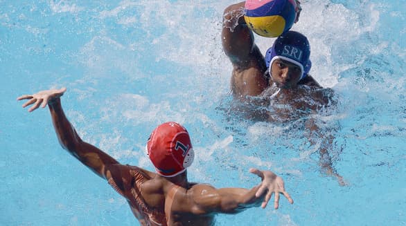 Sri Lankan Water Polo team wins Silver