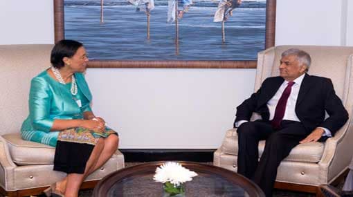 Wickremesinghe meets the Commonwealth’s Sec-Gen.