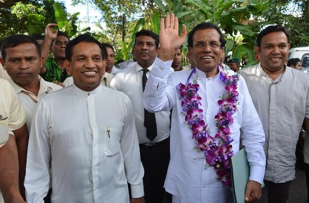 Sirisena allows singing of Lankan national anthem in Tamil