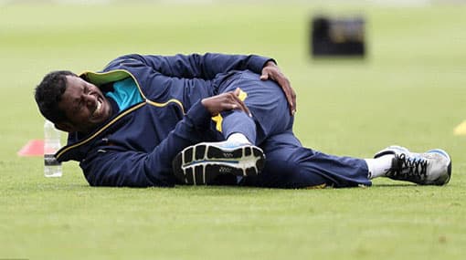 Mathews doubtful for 2nd ODI