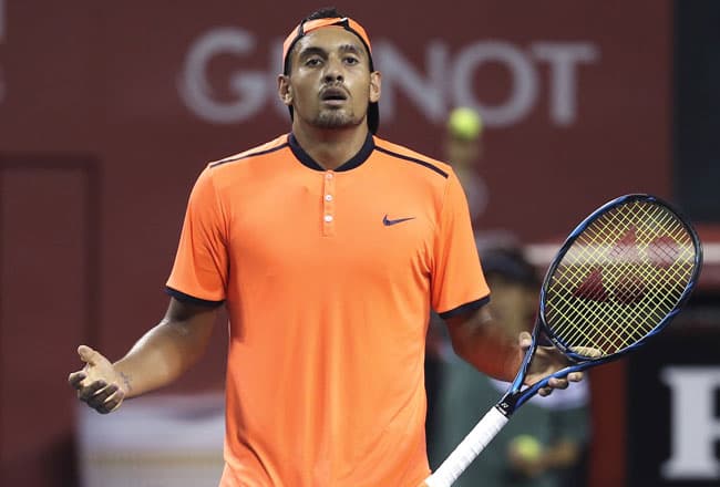Nick Kyrgios yells at fans, throws tantrum at Shanghai Masters