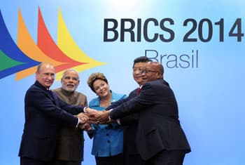 Rajapaksa welcomes new BRICS Bank