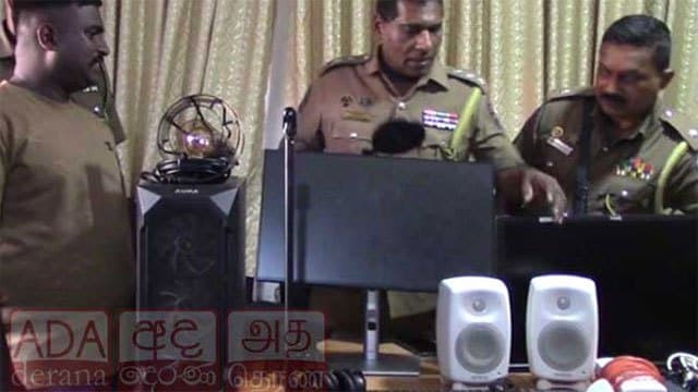 Man arrested over theft of recording equipment from temple studio in Padukka