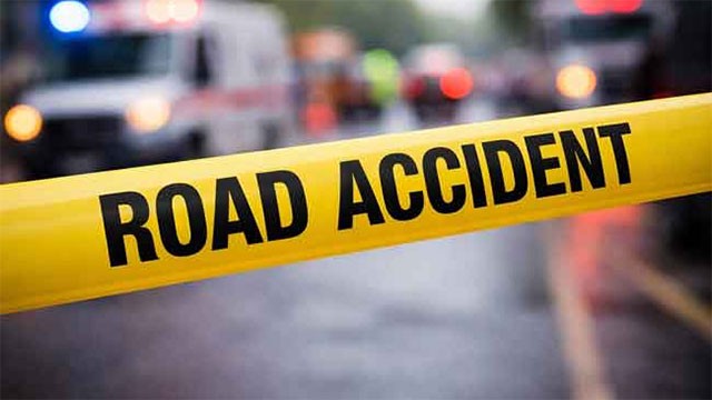 Man killed after being struck by bus while holding 5-year-old child