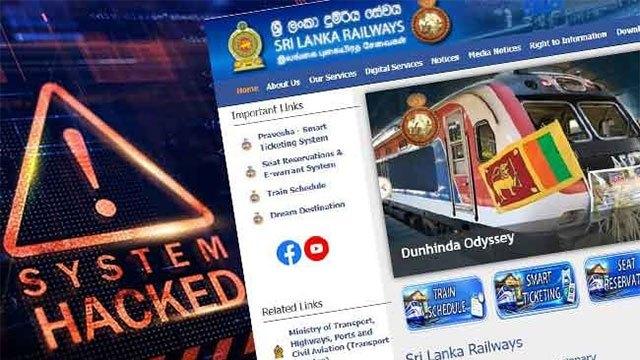 Sri Lanka Railways website's train schedule system hit by cyberattack