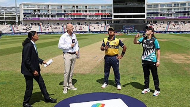 Women's T20 World Cup: New Zealand elect to bat against Sri Lanka in Southampton